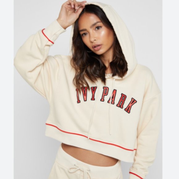 COPY - Ivy Park Baseball Logo Hoodie Small - Picture 1 of 9